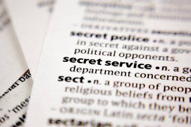 Sözlükteki sözcük veya ifade gizli servisi.