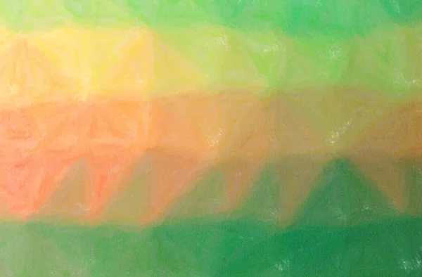 Streszczenie ilustracji zielonego, żółtego tła kredki woskowej — Zdjęcie stockowe