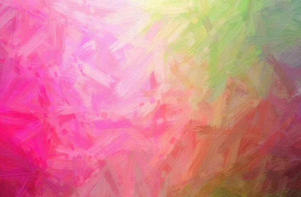 Illustration abstraite du fond de peinture à l'huile rose Bristle Brush — Photo
