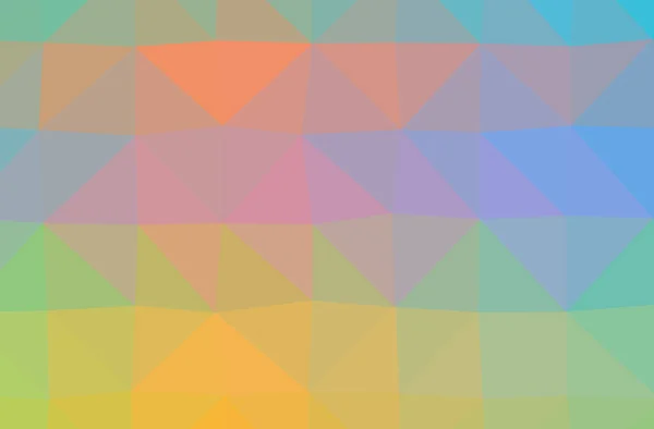 Illustration des abstrakten orangen, gelben horizontalen Low-Poly-Hintergrunds. schönes Polygon-Muster. — Stockfoto