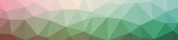 Illustration of abstract Green banner low poly background. Beautiful polygon design pattern. — Stock Photo, Image