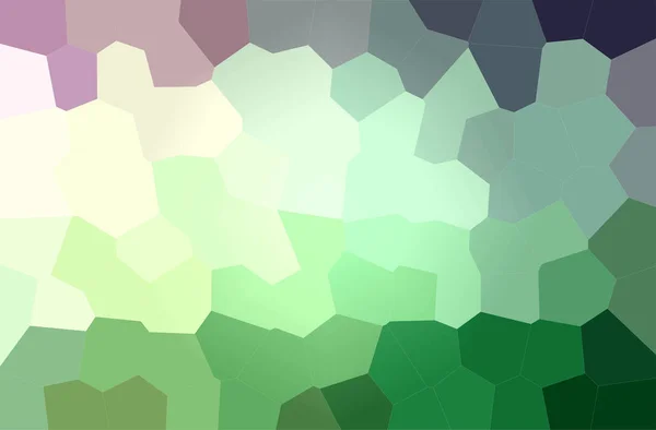 緑の六角形の大きな背景の抽象的なイラスト — ストック写真