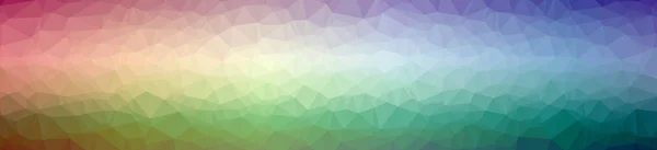 Illustration of abstract Blue, Red, Green And Yellow banner low poly background. Beautiful polygon design pattern. — Stock Photo, Image