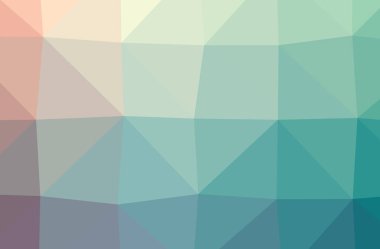 Mavi ve yeşil yatay düşük Poli arka plan resmi. Güzel çokgen tasarım deseni. 