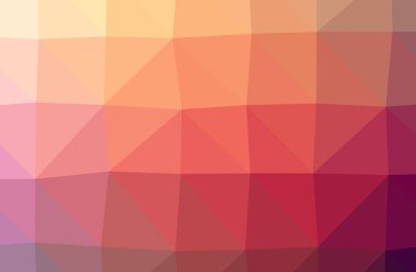 Soyut kırmızı yatay düşük Poli arka plan resmi. Güzel çokgen tasarım deseni. 