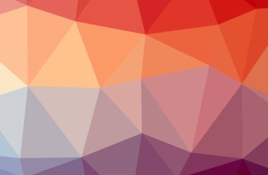 Soyut kırmızı yatay düşük Poli arka plan resmi. Güzel çokgen tasarım deseni. 