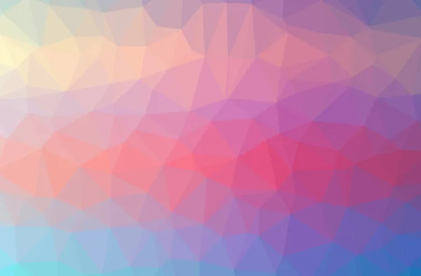 Иллюстрация абстрактного голубого, розового горизонтального низкого фона. Красивый рисунок многоугольника . — стоковое фото