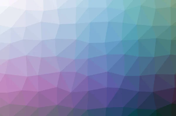 Illustration de fond abstrait bleu et violet horizontal bas poly. Magnifique motif polygone . — Photo