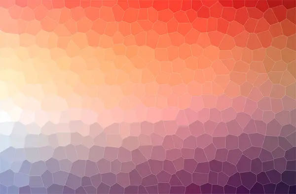 Ilustración abstracta del fondo rojo de Little Hexagon — Foto de Stock