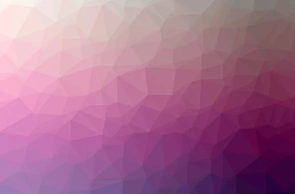 Ilustración de fondo polivinílico bajo horizontal rosa abstracto. Hermoso patrón de diseño polígono . — Foto de Stock