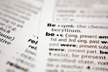 Word or phrase be  in a dictionary.