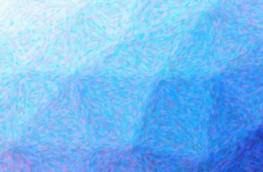 Mavi Empresyonist Pointlizm arkaplanının soyut çizimi