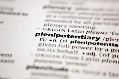 Sözlükte kelime ya da cümle genel sözlüğü.