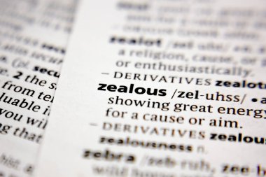 Bir sözlükte şevkli sözcük ya da cümle.