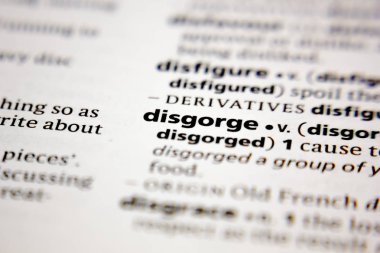 Bir sözlükte sözcük ya da söz dağarcığı.