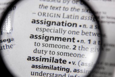 Sözlükteki sözcük veya tümcecik ataması.