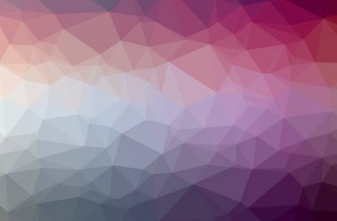 Soyut pembe yatay düşük Poli arka plan resmi. Güzel çokgen tasarım deseni. 