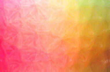 Turuncu, pembe, kırmızı mum boya arkaplanının soyut çizimi