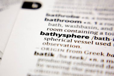 Sözlükte sözcük ya da sözcük yarımküresi.