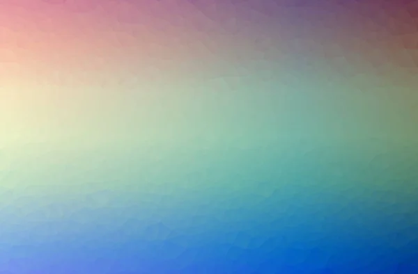 Abbildung eines abstrakten blauen, gelben horizontalen Low-Poly-Hintergrundes. schönes Polygon-Muster. — Stockfoto