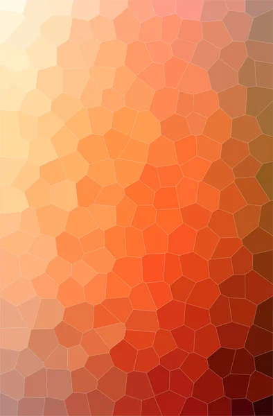 Abstract illustration of orange Middle size Hexagon background — Stock Photo, Image