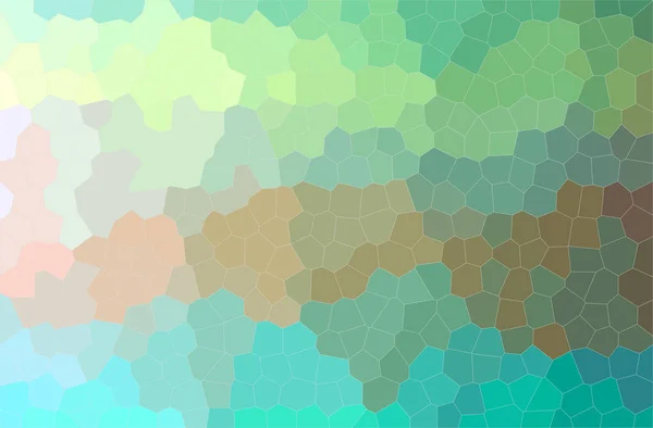 Ilustración abstracta del fondo verde y amarillo de Little Hexagon — Foto de Stock