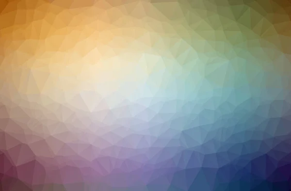 Illustration of abstract Blue, Orange horizontal low poly background. Beautiful polygon design pattern. — Stock Photo, Image