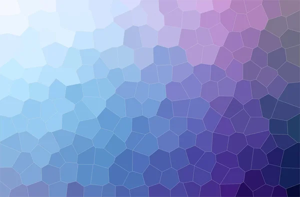 Abstracte illustratie van blauw en bruin Middelgrote Hexagon achtergrond — Stockfoto