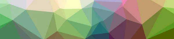 Ілюстрація абстрактного синього, зеленого банера низький полі фон. Красивий шаблон дизайну багатокутника . — стокове фото