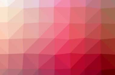 Soyut kırmızı yatay düşük Poli arka plan resmi. Güzel çokgen tasarım deseni. 