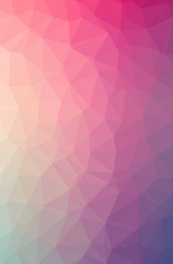 Soyut pembe dikey düşük Poli arka plan resmi. Güzel çokgen tasarım deseni. 