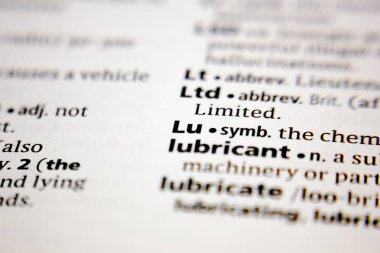 Kelime veya sözcük lu bir sözlük.