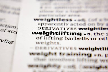 Sözlükte sözcük veya ifade halter.