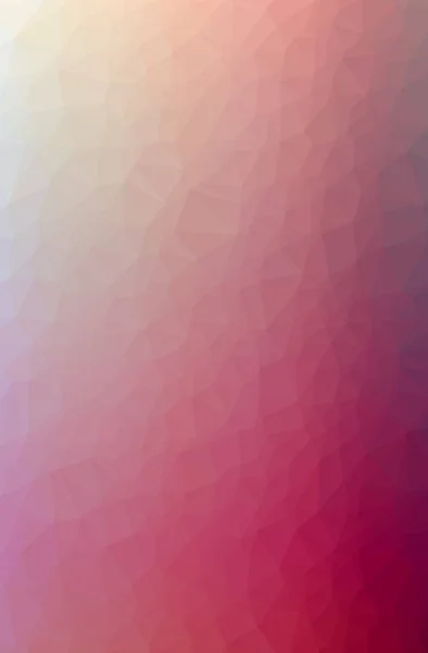 Abbildung eines abstrakten roten vertikalen Low-Poly-Hintergrunds. schönes Polygon-Muster. — Stockfoto