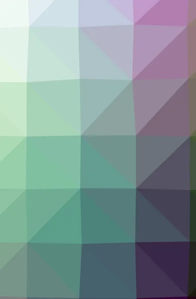 Illustration of abstract Green, Purple vertical low poly background. Beautiful polygon design pattern. — Stock Photo, Image