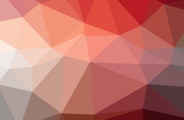 Soyut kırmızı yatay düşük Poli arka plan resmi. Güzel çokgen tasarım deseni. 