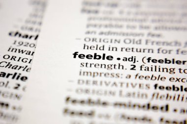 Sözlükte Word veya tümcecik zayıf.