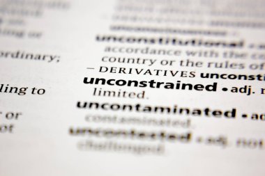 Sözlükte sınırlandırılmamış sözcük veya tümcecik.