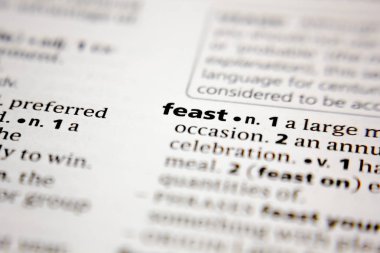 Sözlükte kelime veya cümle Bayramı.