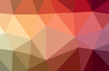 Soyut kırmızı yatay düşük Poli arka plan resmi. Güzel çokgen tasarım deseni. 