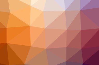Soyut turuncu yatay düşük Poli arka plan resmi. Güzel çokgen tasarım deseni. 