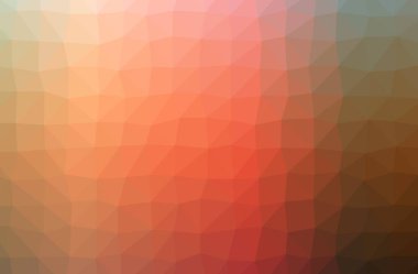 Soyut turuncu yatay düşük Poli arka plan resmi. Güzel çokgen tasarım deseni. 