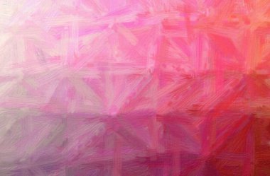 Kıl fırça yağlı boya pembe soyut gösteren resim