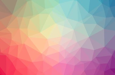 Soyut düşük poli mavi yatay arkaplan çizimi.