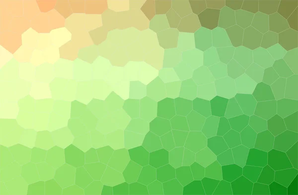 Abstrakt illustration av grön, gul Mellanstorlek Hexagon bakgrund — Stockfoto
