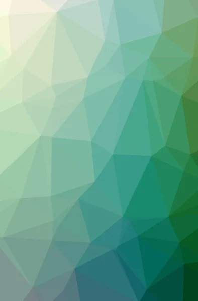 Ilustración de fondo polivinílico bajo vertical abstracto azul, verde. Hermoso patrón de diseño polígono . —  Fotos de Stock