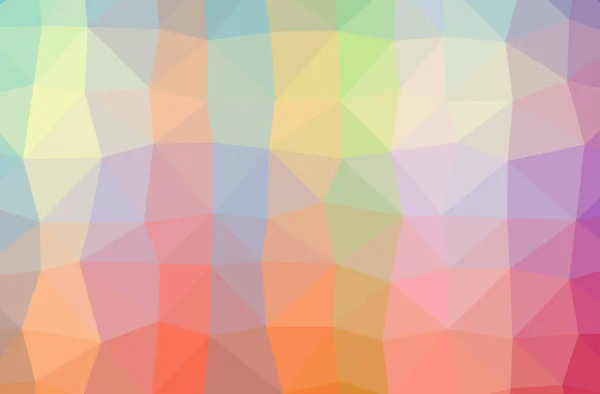 Illustration of abstract low poly orange horizontal background. — Stock Photo, Image