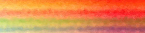 Abstract illustration of orange, pink, red Impasto background — Stock Photo, Image