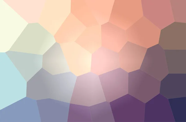 Abstrakt illustration av orange Giant Hexagon bakgrund — Stockfoto