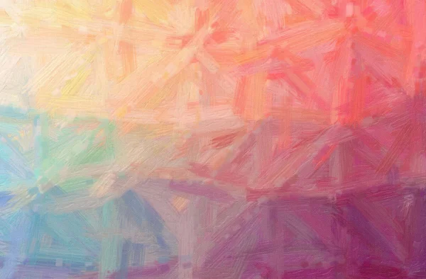 Illustration abstraite du fond de peinture à l'huile rose Bristle Brush — Photo